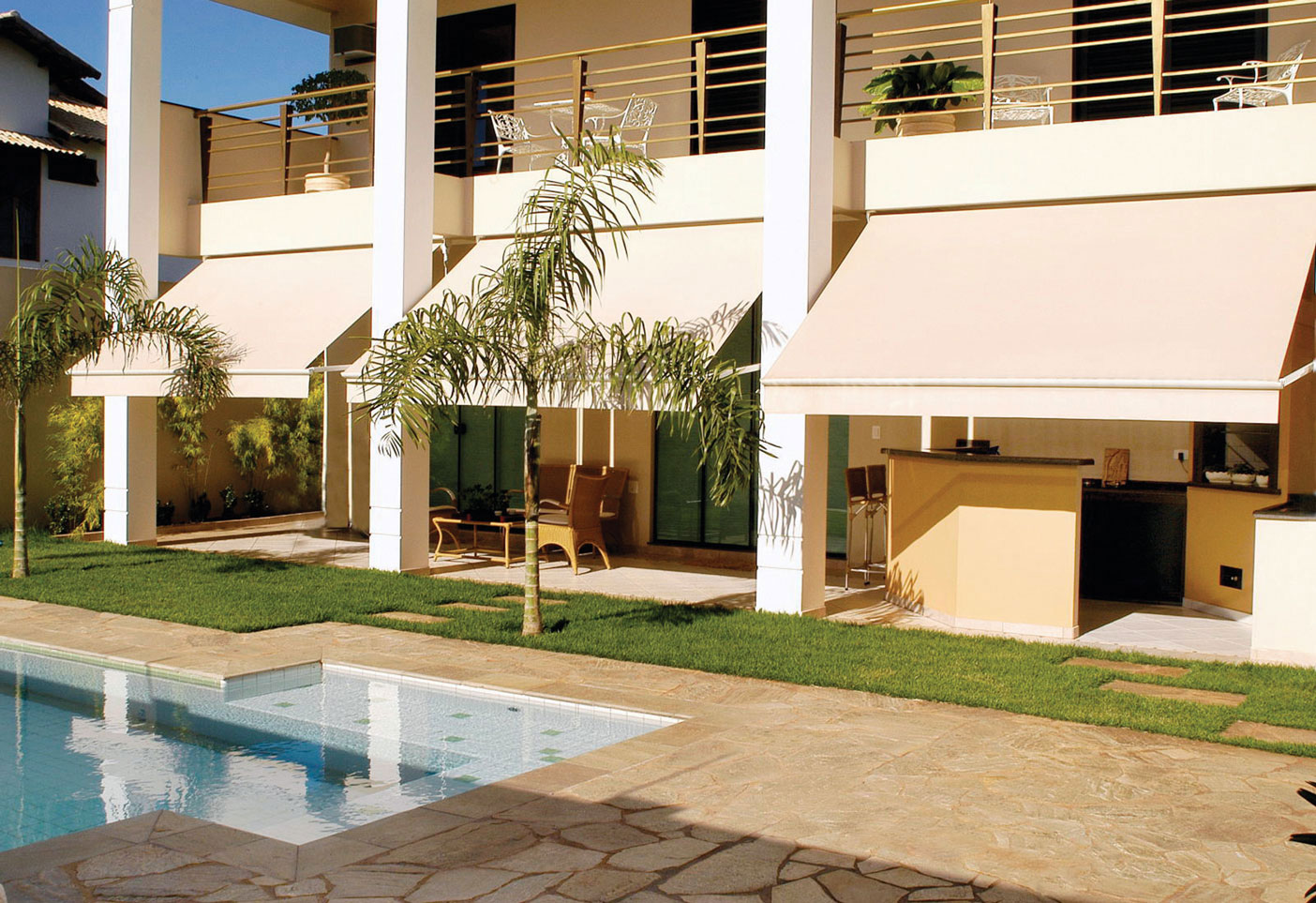 Toldo de Brazos Rectos